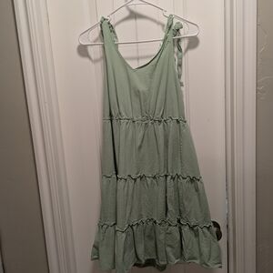 Mint Green Midi Dress